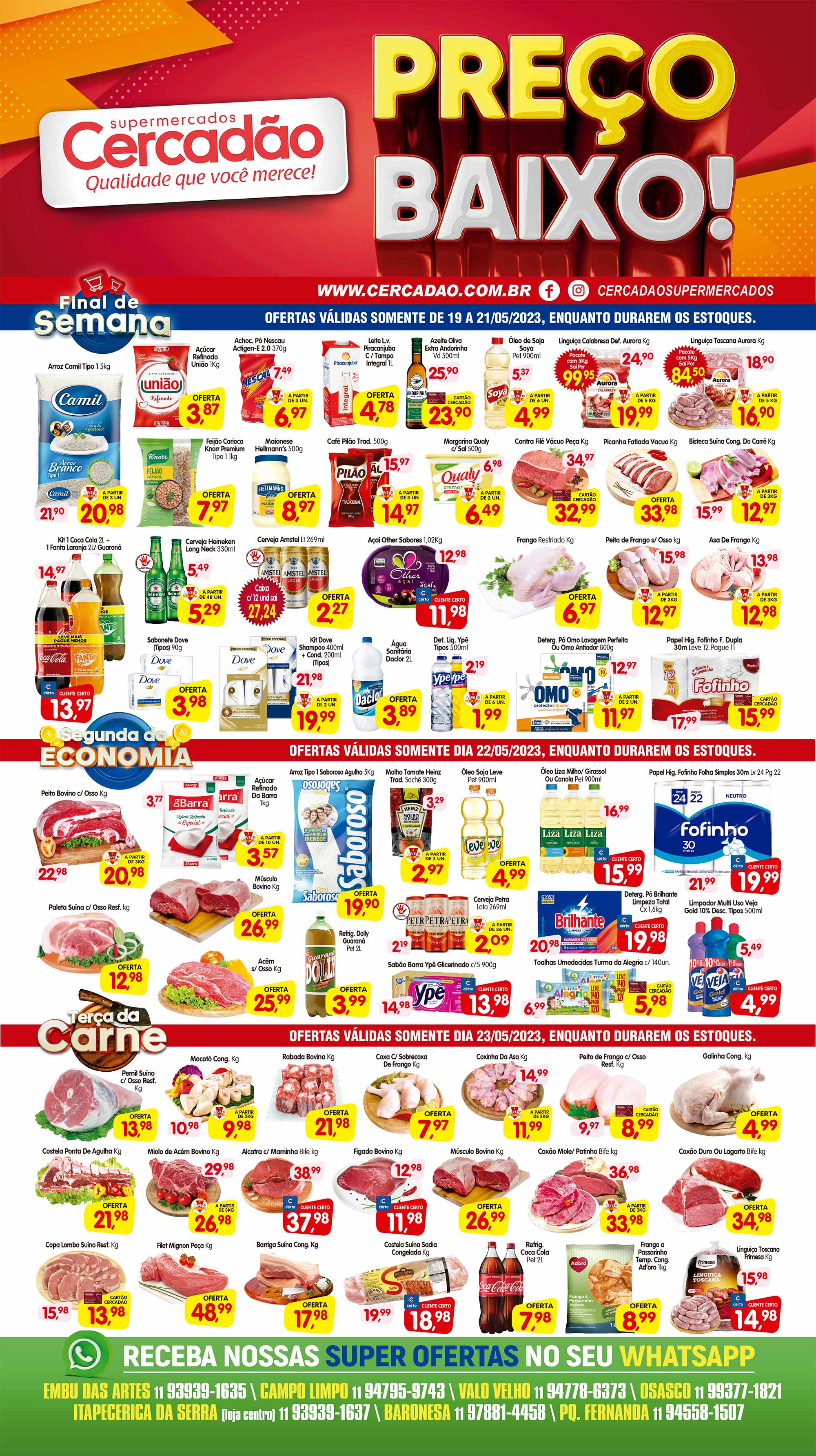 Jornal de Ofertas Cercadão Supermercados